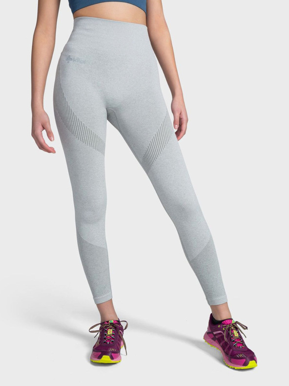 Kilpi Hellgraue Damen-Sport-Leggings Kippi SEAMIO