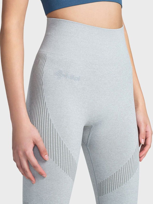 Kilpi Hellgraue Damen-Sport-Leggings Kippi SEAMIO