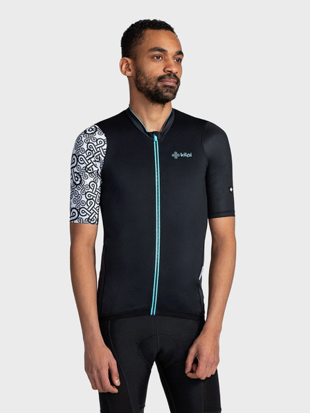 Kilpi Schwarzes Herren-Sport-T-Shirt mit Reißverschluss Kilpi PICARD