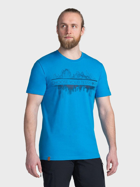 Kilpi Blau bedrucktes Herren-T-Shirt Kilpi CHOOSE