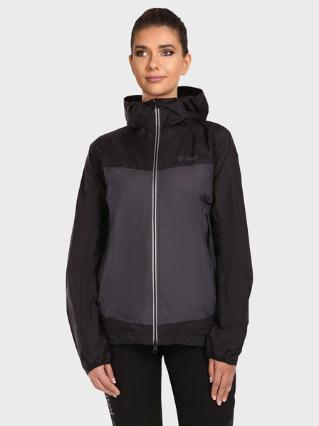 Kilpi Grau-schwarze Damen-Sportjacke KILPI HURRICANE