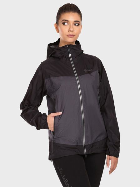 Kilpi Grau-schwarze Damen-Sportjacke KILPI HURRICANE