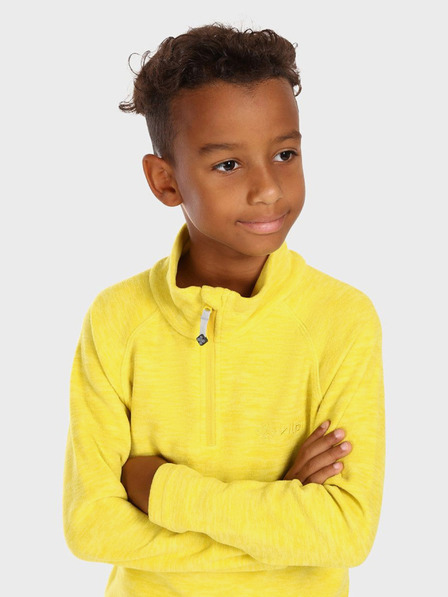 Kilpi Gelbes Baby-Fleece-Sweatshirt Kilpi ALMERI