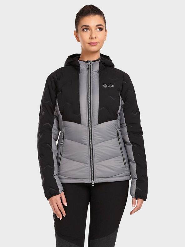 Kilpi Schwarz-graue Damen-Winter-Steppjacke Kilpi TEVERY