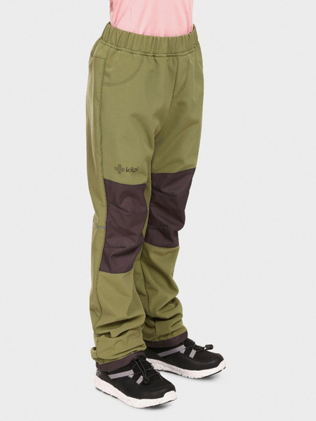 Kilpi Khakifarbene Kinder-Softshell-Hose Kilpi RIZO