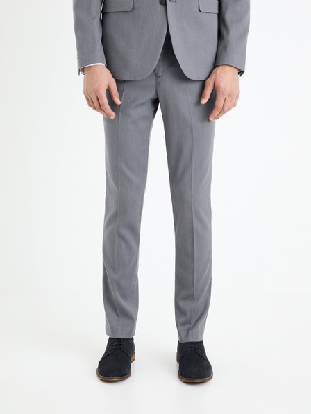 Celio Graue formelle Herrenhose Celio Foaalto
