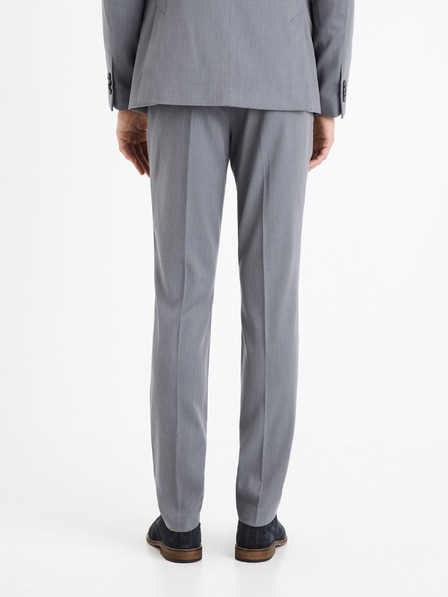 Celio Graue formelle Herrenhose Celio Foaalto