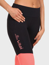 Kilpi Schwarze und rosafarbene Sport-Leggings für Damen Kilpi ALEXO