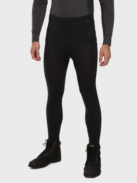 Kilpi Schwarze Thermohose aus Merinowolle für Herren KILPI MAVORA BOTTOM