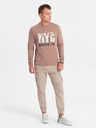 Ombre Clothing Braunes Herren-T-Shirt Ombre Clothing