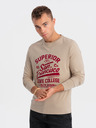 Ombre Clothing Beigefarbenes Herren-T-Shirt Ombre Clothing