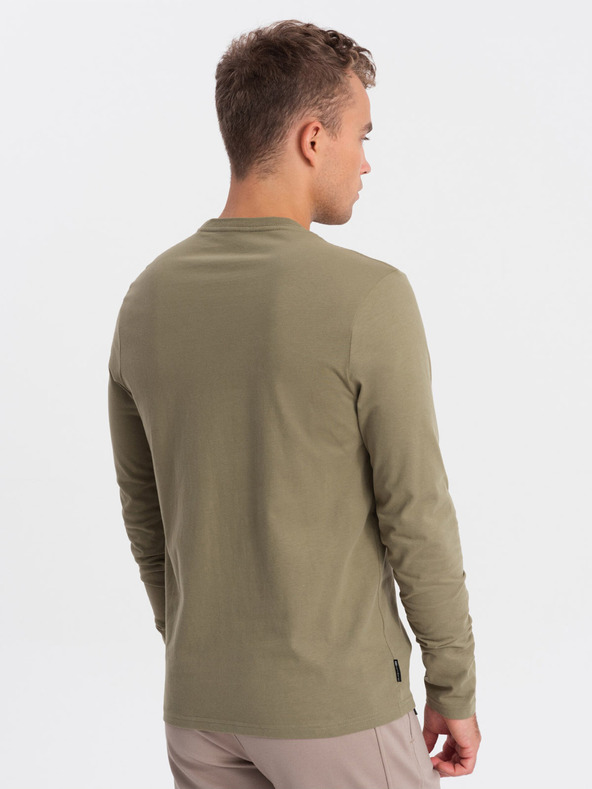 Ombre Clothing Khaki Herrenhemd Ombre Kleidung