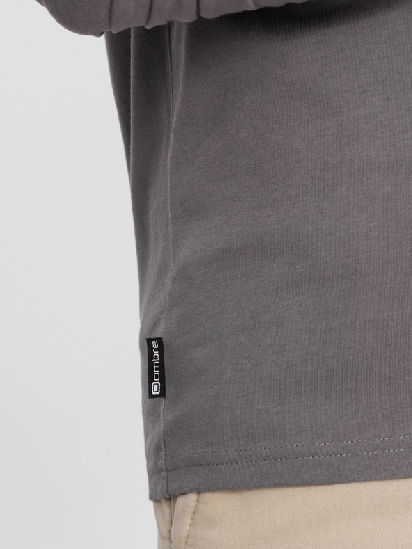 Ombre Clothing Grau Herren T-Shirt Ombre Kleidung