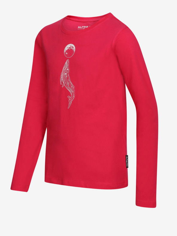 ALPINE PRO Dunkelrosa Mädchen T-Shirt ALPINE PRO Olero