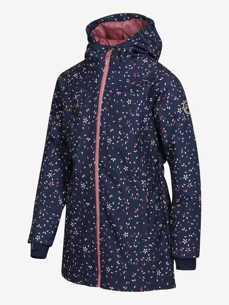 ALPINE PRO Dunkelblauer Mädchen-Softshell-Mantel ALPINE PRO Ilemo