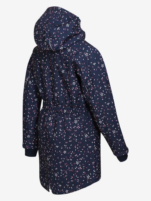 ALPINE PRO Dunkelblauer Mädchen-Softshell-Mantel ALPINE PRO Ilemo