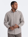 Ombre Clothing Herrenhemd grau Ombre Kleidung