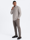 Ombre Clothing Herrenhemd grau Ombre Kleidung