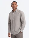 Ombre Clothing Herrenhemd grau Ombre Kleidung