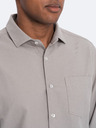 Ombre Clothing Herrenhemd grau Ombre Kleidung