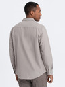 Ombre Clothing Herrenhemd grau Ombre Kleidung