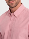 Ombre Clothing Rosa Herrenhemd Ombre Clothing