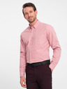 Ombre Clothing Rosa Herrenhemd Ombre Clothing