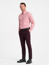 Ombre Clothing Rosa Herrenhemd Ombre Clothing