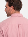 Ombre Clothing Rosa Herrenhemd Ombre Clothing
