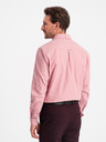 Ombre Clothing Rosa Herrenhemd Ombre Clothing