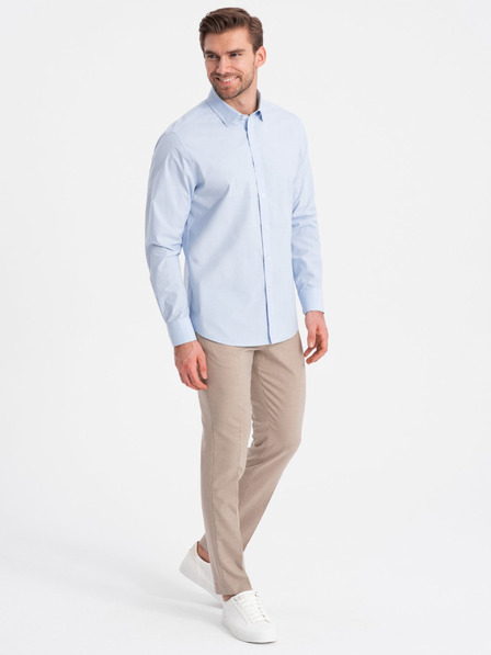 Ombre Clothing Hellblaues Herrenhemd Ombre Kleidung
