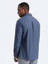 Ombre Clothing Dunkelblau Herrenhemd Ombre Kleidung