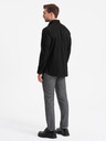 Ombre Clothing Schwarzes Herrenhemd Ombre Clothing