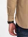 Ombre Clothing Hellbraunes Herrenhemd Ombre Clothing