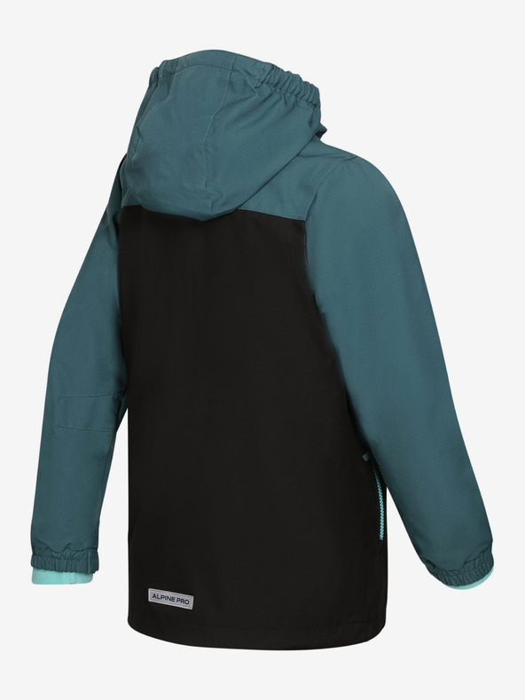 ALPINE PRO Graue Jungenjacke mit Sweatshirt ALPINE PRO Plega