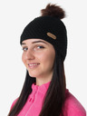 Kilpi Schwarze Damenmütze mit Bommel Kilpi LADY-W