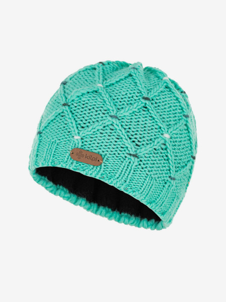 Kilpi Türkisfarbene Damen-Wintermütze Kilpi Crochy-W
