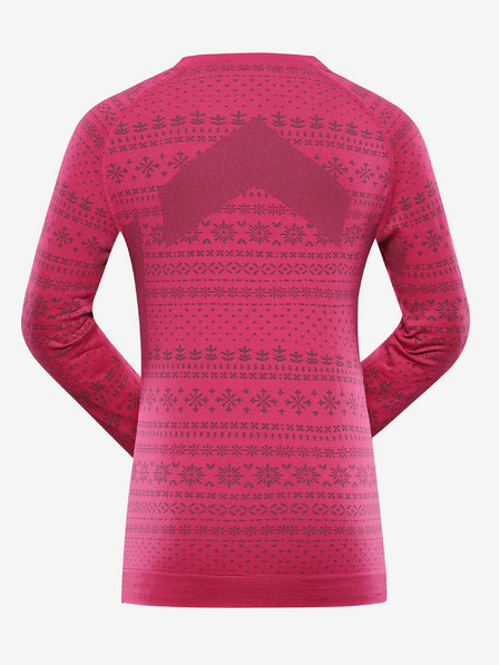 ALPINE PRO Dunkelrosa Mädchen-Funktions-T-Shirt ALPINE PRO Amboso