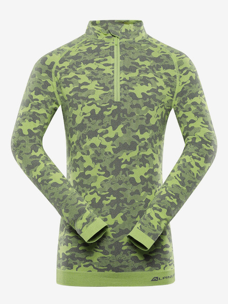 ALPINE PRO Grünes Jungen-Funktions-T-Shirt ALPINE PRO Seamo