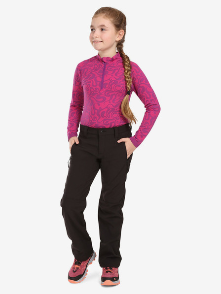 ALPINE PRO Dunkelrosa Mädchen-Funktions-T-Shirt ALPINE PRO Seamo