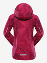 ALPINE PRO Dunkelrosa Mädchen-Softshell-Jacke ALPINE PRO Hooro