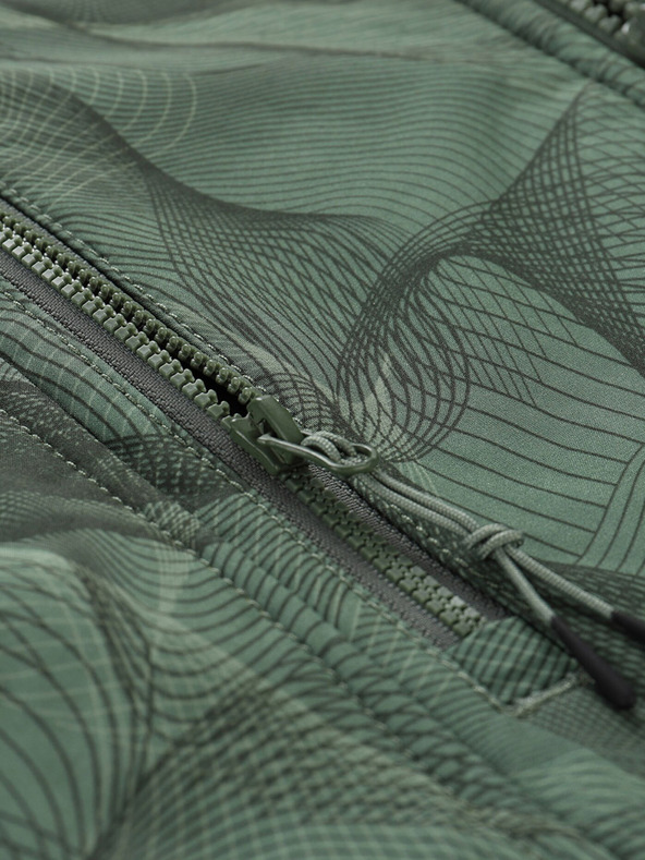 ALPINE PRO Dunkelgrüne Kinder-Softshell-Jacke ALPINE PRO Hooro