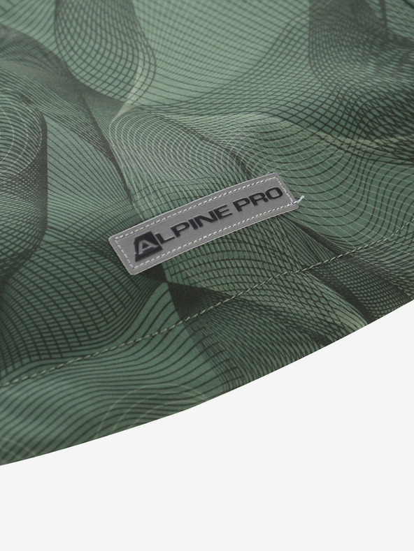 ALPINE PRO Dunkelgrüne Kinder-Softshell-Jacke ALPINE PRO Hooro