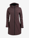 ALPINE PRO Brauner Damen-Softshell-Mantel ALPINE PRO Esera