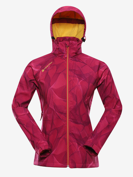 ALPINE PRO Dunkelrosa Damen-Softshell-Jacke ALPINE PRO Hoora