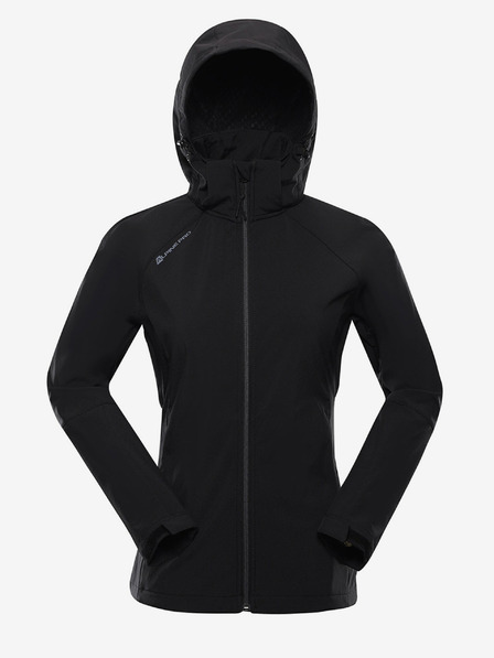 ALPINE PRO Schwarze Damen-Softshell-Jacke ALPINE PRO Hoora