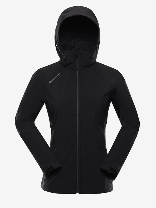 ALPINE PRO Schwarze Damen-Softshell-Jacke ALPINE PRO Hoora