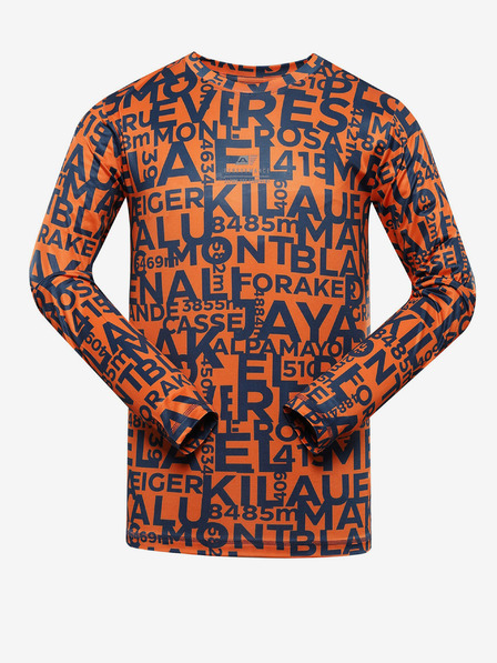 ALPINE PRO Orangefarbenes Herren-Funktions-T-Shirt ALPINE PRO Lous