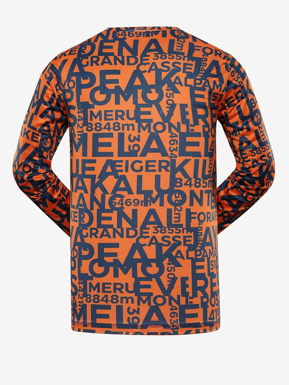 ALPINE PRO Orangefarbenes Herren-Funktions-T-Shirt ALPINE PRO Lous