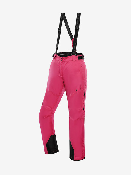 ALPINE PRO Dunkelrosa Damen-Skihose mit Membrane PTX ALPINE PRO Osaga